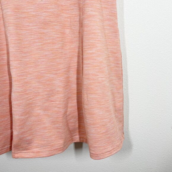 Outdoor‎ Voices Flow Circle Back Workout Dress Sz M Coral Orange Spacedye Shorts - Picture 2 of 11